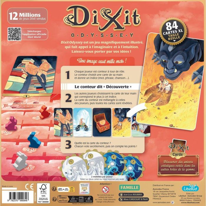 Libellud Dixit Odyssey ASMDE_17946 Juego de Mesa para 3-6 Jugadores, A partir de 8 años, 30 Minutos 14
