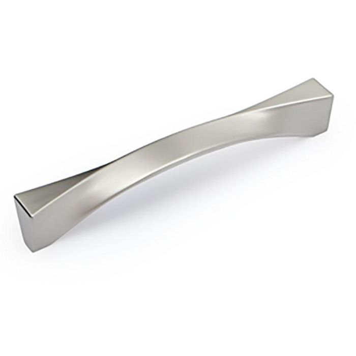 VIEFE Tirador Modelo Twisted Zamak, Acabado Níquel Satin, 160mm Entre Centros VIEFE Tirador Modelo Twisted Zamak, Acabado Níquel Satin, 160mm Entre Centros