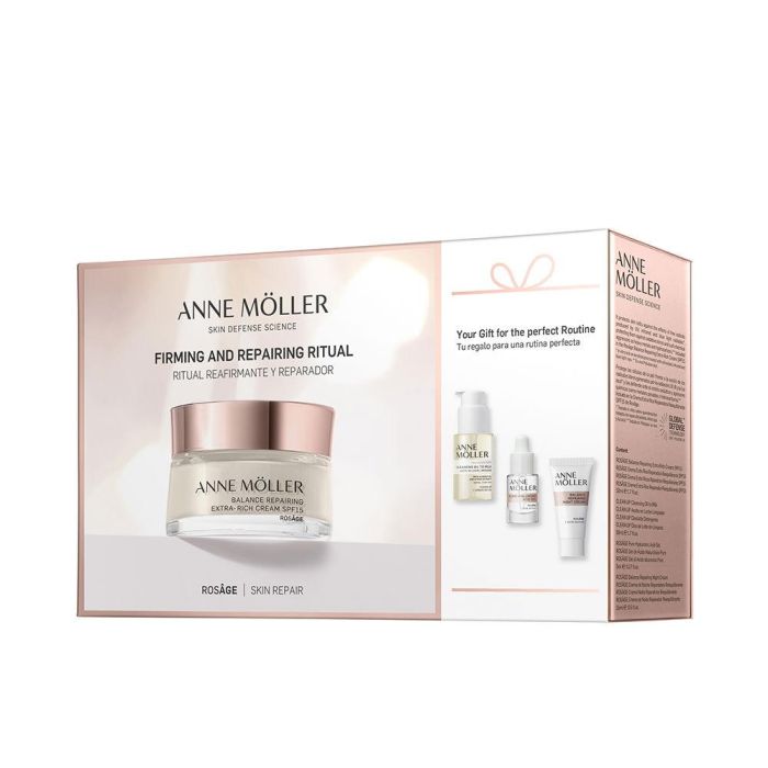 Anne Möller ROSÂGE Balance Crema Facial Extra Rica Reparadora Reequilibrante SPF15. Set 4 Piezas: Día, Noche, Contorno Ojos, Sérum. Anne Möller ROSÂGE Balance Crema Facial Extra Rica Reparadora Reequilibrante SPF15. Set 4 Piezas: Día, Noche, Contorno Ojos, Sérum.