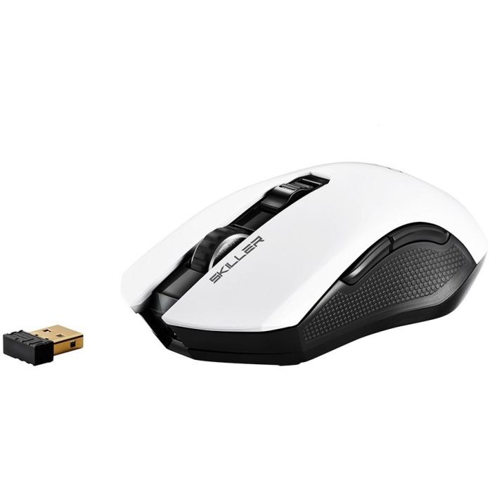 Sharkoon Skiller SGM3 Ratón Gaming Óptico 6000 DPI Inalámbrico RF y USB Tipo-A, 7 Botones Programables, RGB, Batería Recargable 2