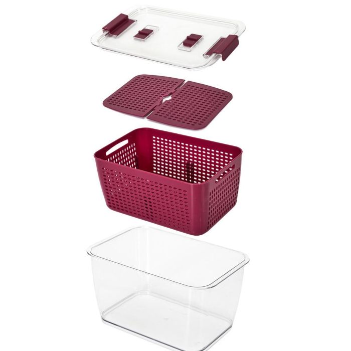 Cook Concept Hermético Nevera con 2 Compartimentos y Cesta Ventilada Coup De Fraiche 28.5x18.5x15.5 cm 4