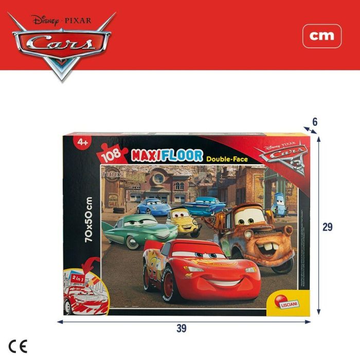 Puzzle Infantil Cars Doble cara 108 Piezas 70 x 1,5 x 50 cm (6 Unidades) 1 Puzzle Infantil Cars Doble cara 108 Piezas 70 x 1,5 x 50 cm (6 Unidades) 1