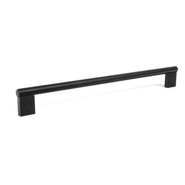 Tirador Aluminio Graf Mini Acabado Negro Cepillad Dist. Agujero Dist. 256Mm. Viefe