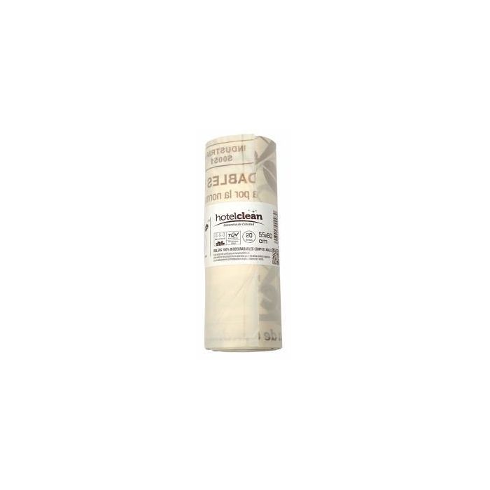 HOTELCLEAN Bolsas de Basura Biodegradables y Compostables 30L, 10 Rollos