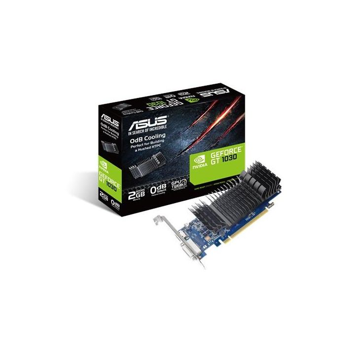 Asus 90YV0AT0-M0NA00 Tarjeta Gráfica NVIDIA GeForce GT 1030 2GB GDDR5 PCIe 3.0 6008MHz HDMI DVI 3 Asus 90YV0AT0-M0NA00 Tarjeta Gráfica NVIDIA GeForce GT 1030 2GB GDDR5 PCIe 3.0 6008MHz HDMI DVI 3