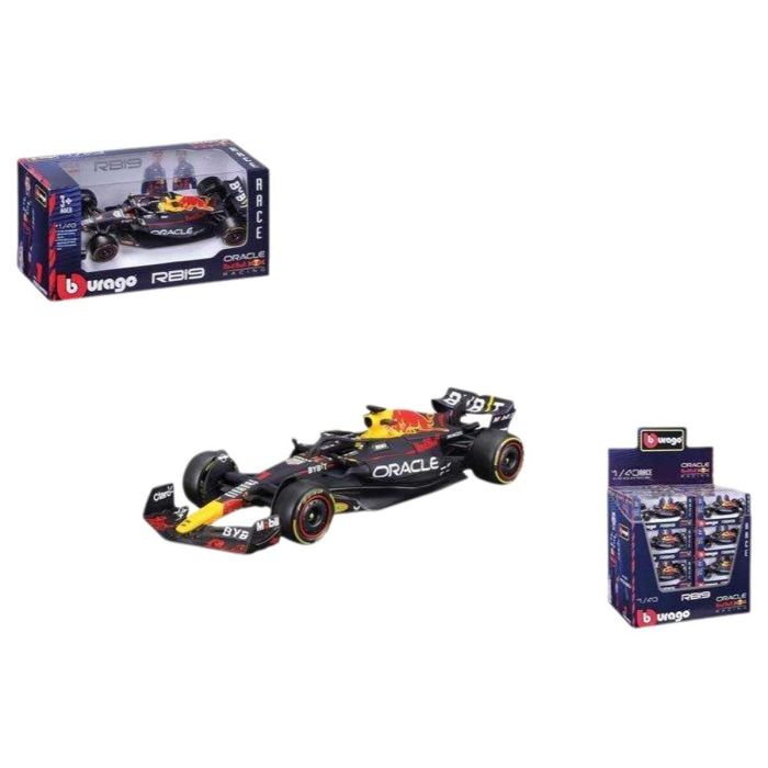 Red Bull Racing RB19 2023 Coche F1 Oficial Modelo a Escala 1:43 Réplica Metálica DIE CAST + Plástico Coleccionable Red Bull Racing RB19 2023 Coche F1 Oficial Modelo a Escala 1:43 Réplica Metálica DIE CAST + Plástico Coleccionable