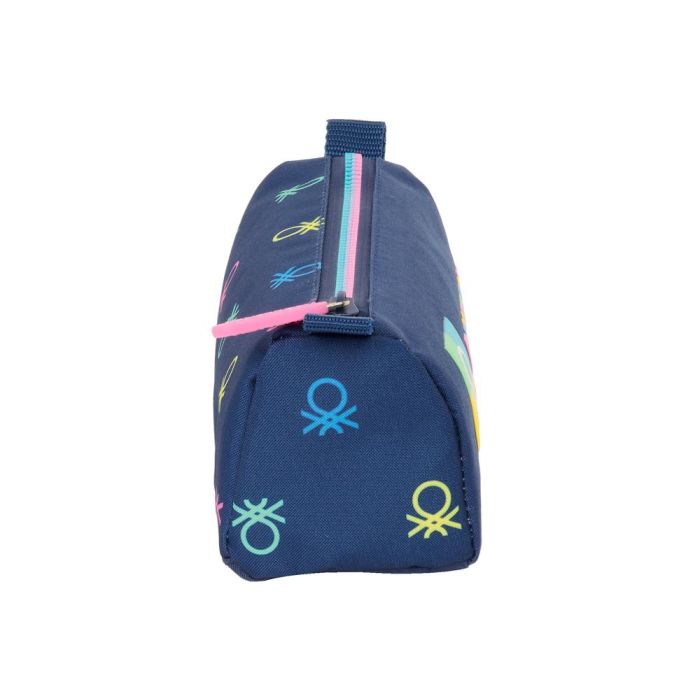 Estuche Escolar Benetton Cool Azul marino 21 x 8 x 7 cm 2