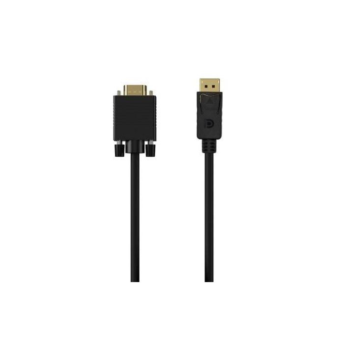 Aisens Cable Conversor DisplayPort a VGA DP-M - VGA-M Negro 2.0M - Alta calidad blindado en oro 24K 0 Aisens Cable Conversor DisplayPort a VGA DP-M - VGA-M Negro 2.0M - Alta calidad blindado en oro 24K 0
