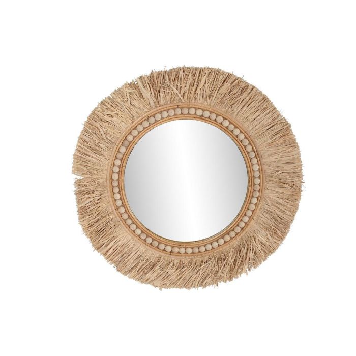 Espejo de pared Home ESPRIT Natural Tropical 80 x 4 x 80 cm Espejo de pared Home ESPRIT Natural Tropical 80 x 4 x 80 cm