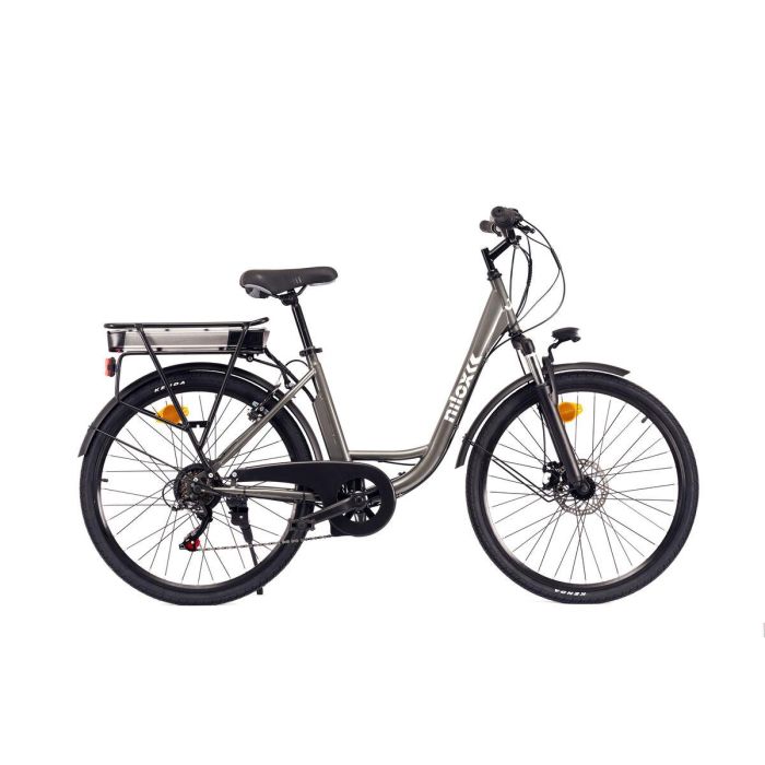 Bicicleta Eléctrica Nilox 30NXEB266VFM1V3 250 W Gris Negro/Gris 26" 7