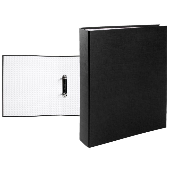 Liderpapel Carpeta de 2 anillas 40mm Folio Negro Carton Forrado 1 Liderpapel Carpeta de 2 anillas 40mm Folio Negro Carton Forrado 1