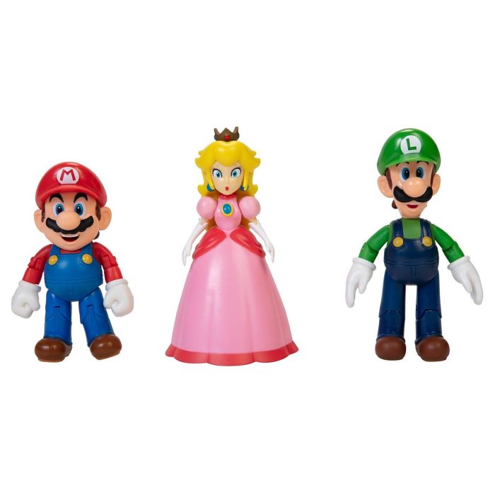 Super Mario - Pack 3 Figuras 10 Cm Reino Champiñón 1