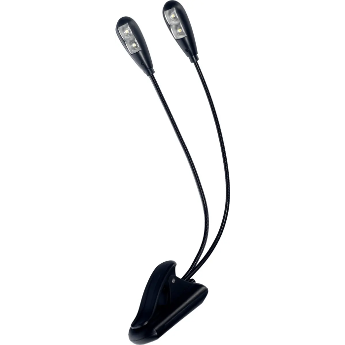 RTX Lámpara Atril Dual Flexible con Clip 4 LEDs 1