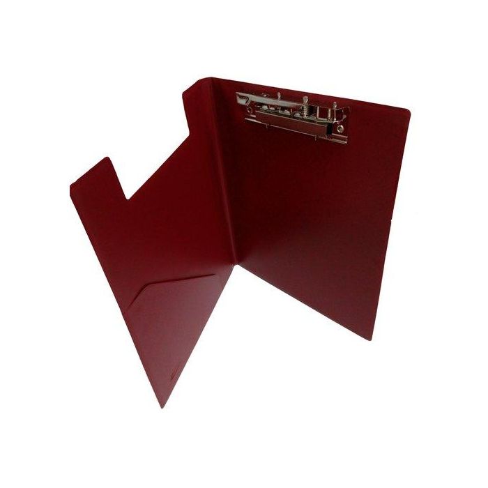 Carpeta Con Pinza Miniclip Superior Iberplas Pvc 4º Burdeos