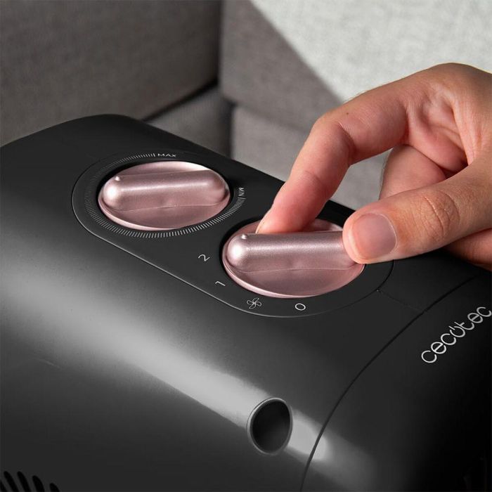 Termoventilador Cerámico Portátil Cecotec ReadyWarm 600 Lagoon 2000 W Negro 1