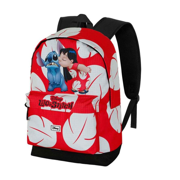 Mochila HS FAN 2.2 Kiss Disney Lilo y Stitch Rojo