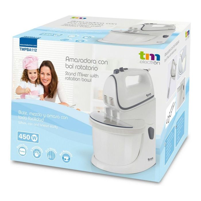 Batidora-Amasadora con Bol TM Electron 400 W 2 Batidora-Amasadora con Bol TM Electron 400 W 2