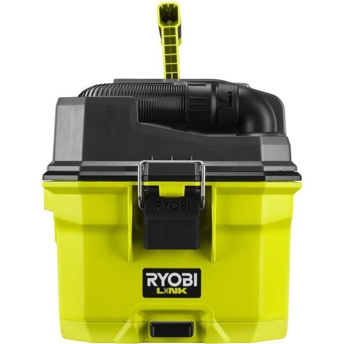 Aspirador de taller RYOBI RV1811-0 18V - 1500l/min - Colector de 11 L - Filtro HEPA H12 - Adaptador, boquilla para rincones y boquilla embudo 2 Aspirador de taller RYOBI RV1811-0 18V - 1500l/min - Colector de 11 L - Filtro HEPA H12 - Adaptador, boquilla para rincones y boquilla embudo 2