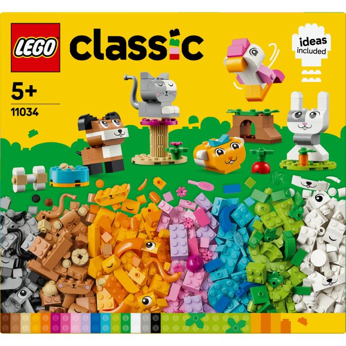 Lego Classic Juego de Construcción Mascotas Creativas para Niños de 5 años y más 11