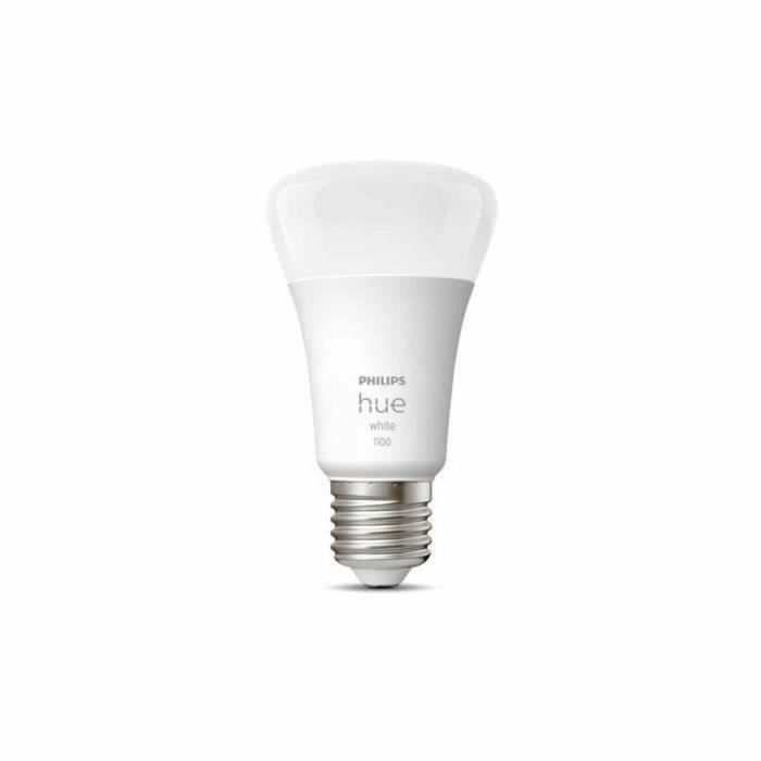 Philips Hue White Bombilla LED Conectada E27 9.5W (Equivalente 75W) Compatible con Bluetooth 10 Philips Hue White Bombilla LED Conectada E27 9.5W (Equivalente 75W) Compatible con Bluetooth 10