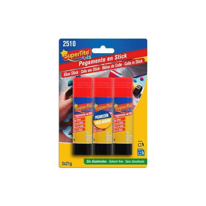 Barra Pegamento Supertite 21G Blister De 3