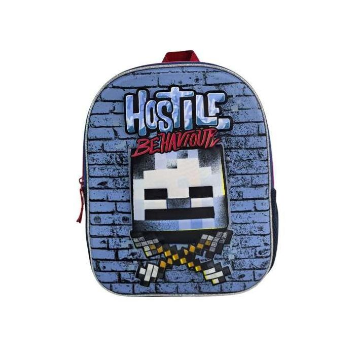 Minecraft hostile behaviour mochila preescolar 3d. bolsillo lateral.30 x 24 x 8 cm. 0 Minecraft hostile behaviour mochila preescolar 3d. bolsillo lateral.30 x 24 x 8 cm. 0