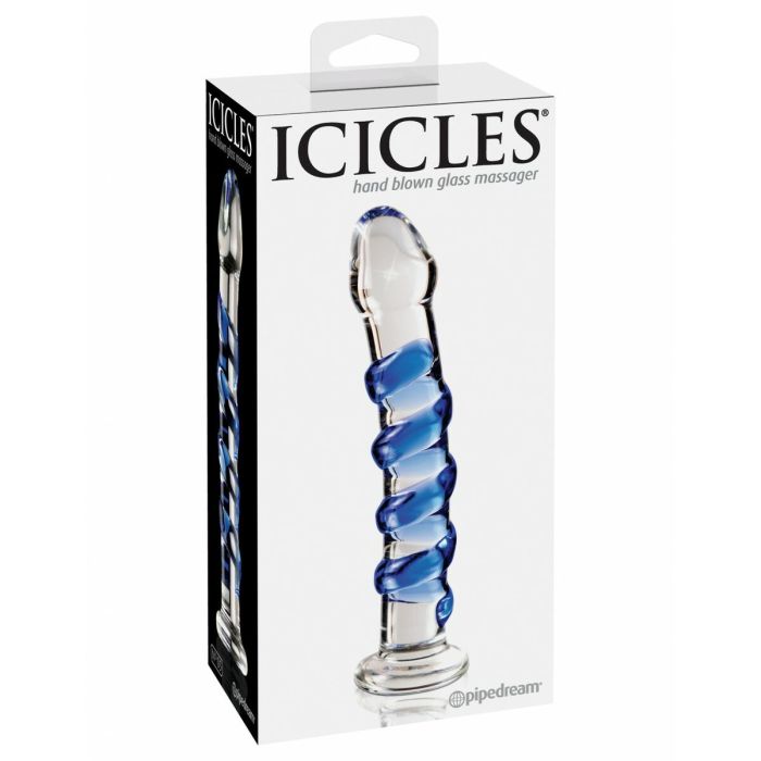 Dildo Pipedream Icicles Azul 4