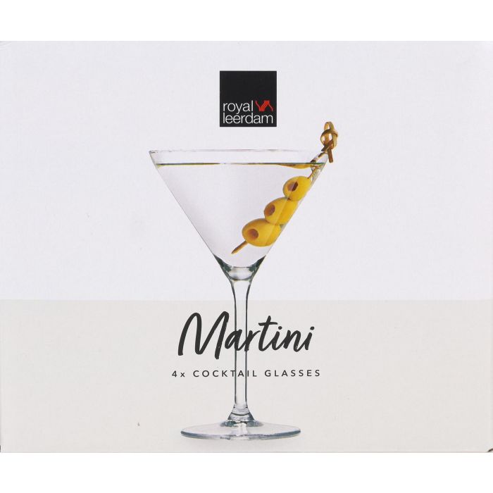 Set 4 Copas Martini 26 cl Cocktails Royal Leerdam (4 Cajas) 1 Set 4 Copas Martini 26 cl Cocktails Royal Leerdam (4 Cajas) 1