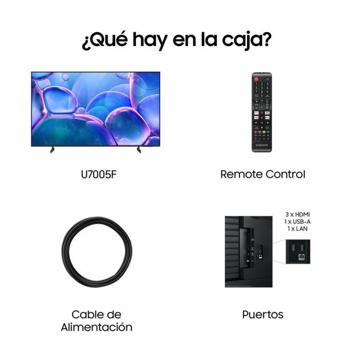 Smart TV Samsung TU55U7005FKXXC 3