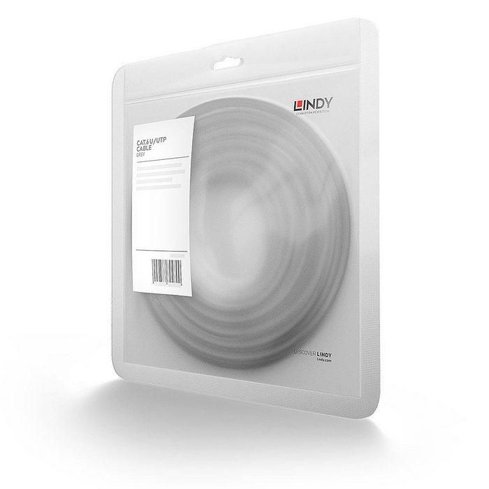 Lindy 20m Cat.6 U/UTP Network Cable, Grey 2 Lindy 20m Cat.6 U/UTP Network Cable, Grey 2
