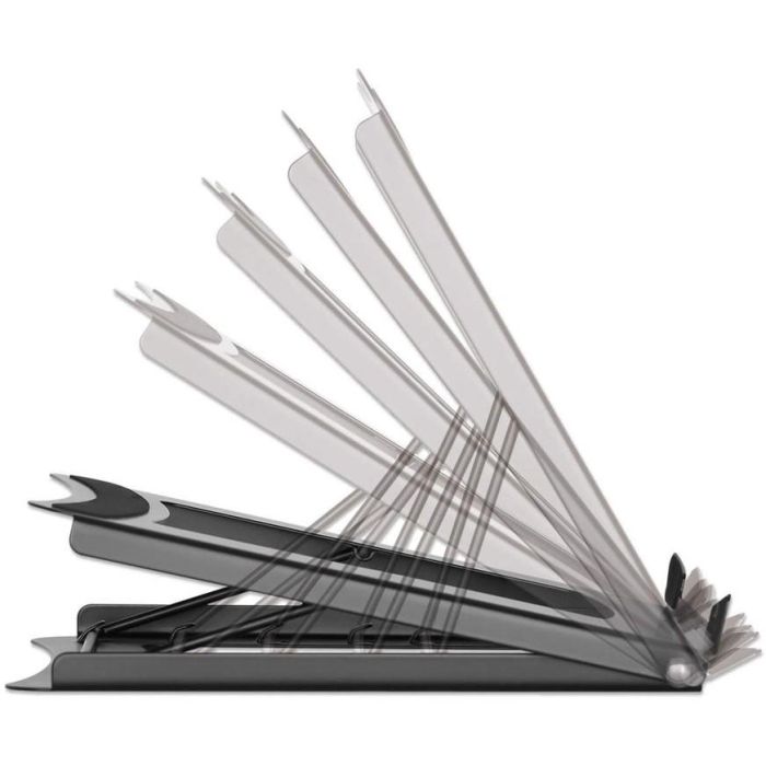 MANHATTAN Soporte de Notebook Ajustable 5 Niveles para Portátiles de 10"-15.6" 7