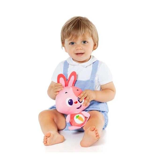 Muñeco gusy luz baby bunny rosa con luz y sonido. 7.5 cm 5 Muñeco gusy luz baby bunny rosa con luz y sonido. 7.5 cm 5