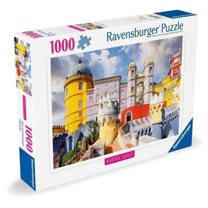 Puzzle de 1000 piezas Palacio Nacional de Pena, Portugal, Colección Highlight, a partir de 14 años, Palacio, 12001314, Ravensburger 3 Puzzle de 1000 piezas Palacio Nacional de Pena, Portugal, Colección Highlight, a partir de 14 años, Palacio, 12001314, Ravensburger 3
