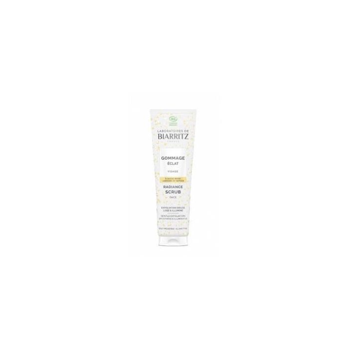 BIARRITZ Exfoliante Facial Suave Radiante con Neptune Laminaria Orgánico Certificado 75 ml para Pieles Sensibles y Embarazadas