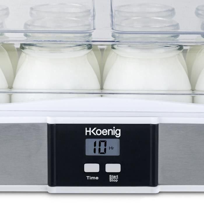 H.Koenig AUC3701335302230 Yogurtera con 12 botes 5 H.Koenig AUC3701335302230 Yogurtera con 12 botes 5