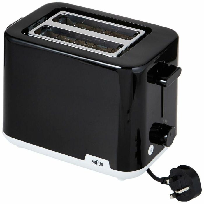 Tostadora Braun HT 1010 BK 900 W Negro/Plateado 2