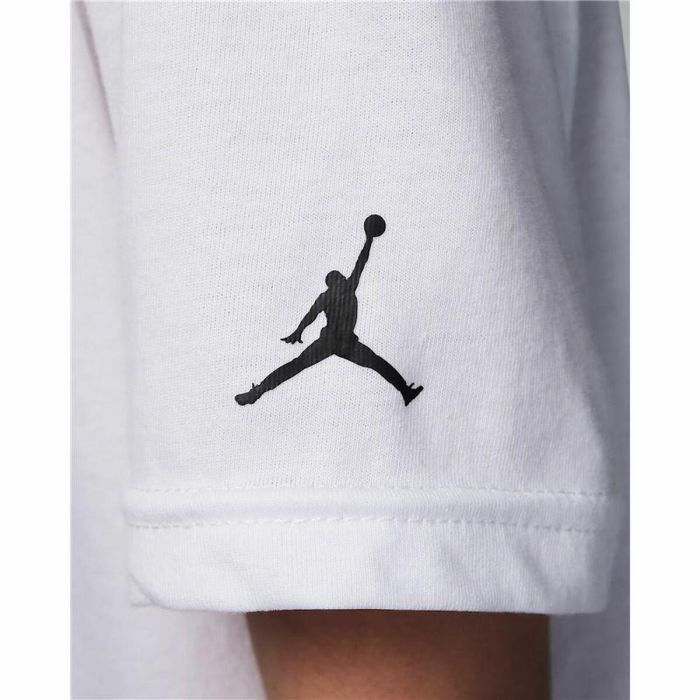 Camiseta de Manga Corta Niño Jordan Jdb Mj Brand Photo Ss Crew Blanco 1