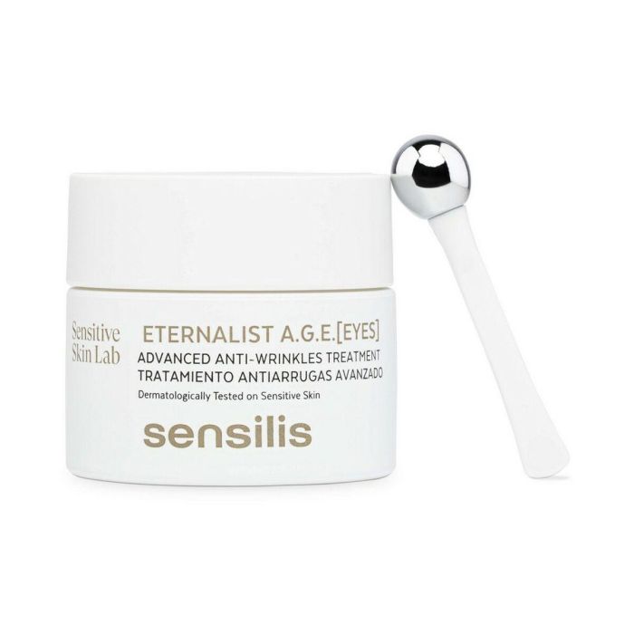 Sensilis ETERNALIST A.G.E. Contorno de Ojos Antiarrugas, Anti-Ojeras y Bolsas Reafirmante con Aplicador Metálico 20 ml