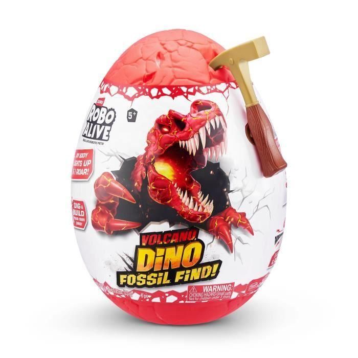 Juego de excavación - ZURU - ROBO ALIVE Volcano Fossil Find S2 - Fósiles de dinosaurios - Sonidos y luces - Roca y arena 4 Juego de excavación - ZURU - ROBO ALIVE Volcano Fossil Find S2 - Fósiles de dinosaurios - Sonidos y luces - Roca y arena 4