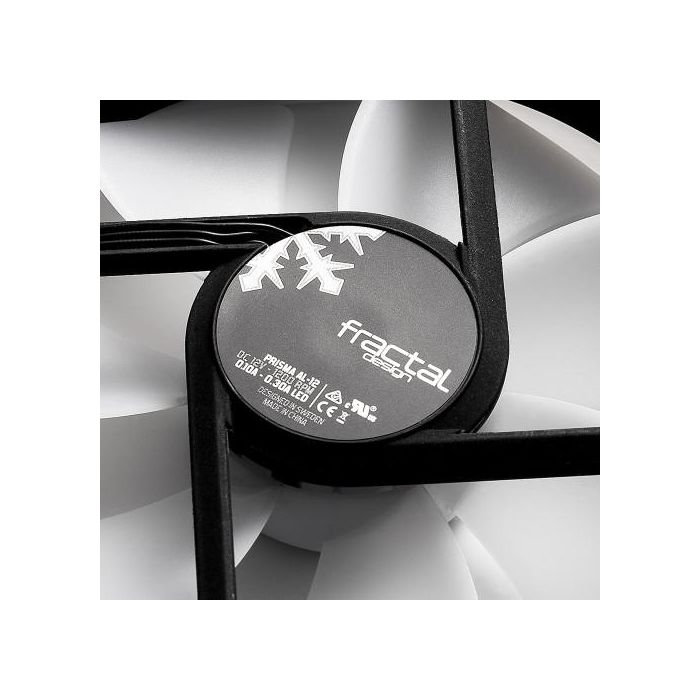 Fractal Design Prisma AL-12 3P Carcasa del ordenador Ventilador 12 cm Negro, Blanco 9