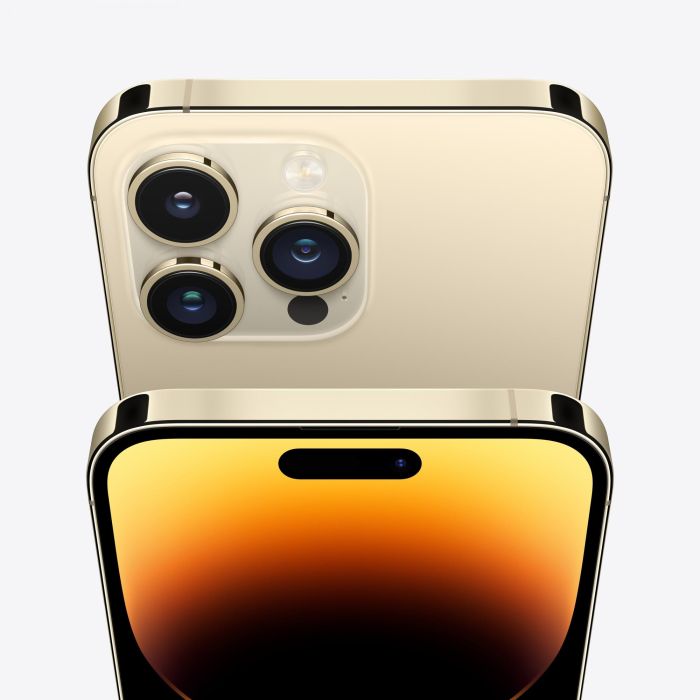 Apple iPhone 14 Pro Max 256GB Oro 6.7" iOS 17 con Pantalla OLED y Cámara Principal de 48MP 3 Apple iPhone 14 Pro Max 256GB Oro 6.7" iOS 17 con Pantalla OLED y Cámara Principal de 48MP 3