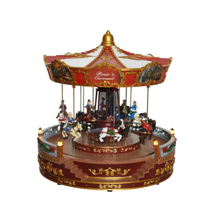 Carrusel decorativo con led 31 x 31 x 28 cm 1 Carrusel decorativo con led 31 x 31 x 28 cm 1