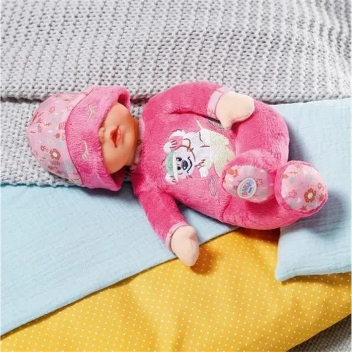 Baby Born Muñeco Blandito Sleepy con Sonajero Integrado Rosa 30cm 3