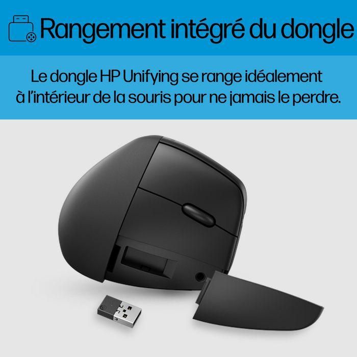 HP 925 Ratón Vertical Ergonómico con Reposamuñecas Desmontable, Diseño para Posición Natural de Mano, Mayor Comodidad y Productividad 17