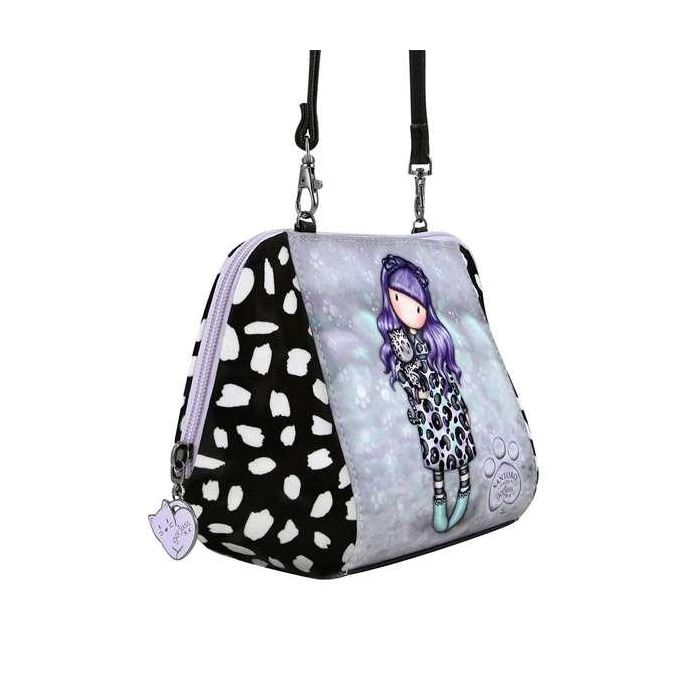 Bolso Bandolera Gorjuss Smitten kitten Negro Blanco (26 x 15,5 x 9,5 cm) 3 Bolso Bandolera Gorjuss Smitten kitten Negro Blanco (26 x 15,5 x 9,5 cm) 3