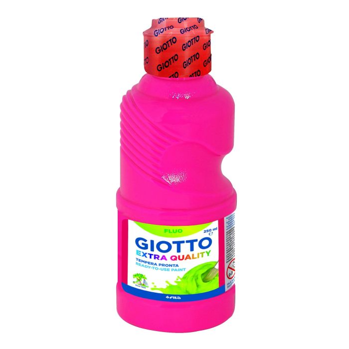 Giotto Témpera Fluo Rosa Botella 250 mL