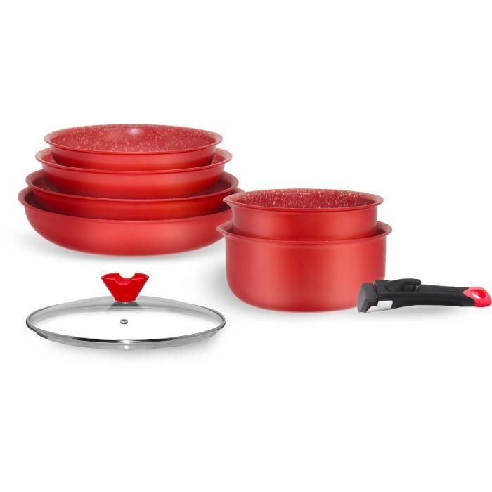 Batería de cocina - ARTHUR MARTIN - AMR88 - Batería de cocina de 8 piezas - Todas las fuentes de calor, incluida la inducción 1 Batería de cocina - ARTHUR MARTIN - AMR88 - Batería de cocina de 8 piezas - Todas las fuentes de calor, incluida la inducción 1