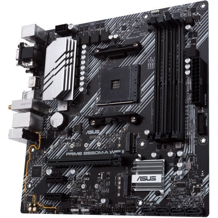 ASUS PRIME B550M-A WiFi II ASU4711081309741 Placa base AMD B550 Ranura micro ATX AM4 4