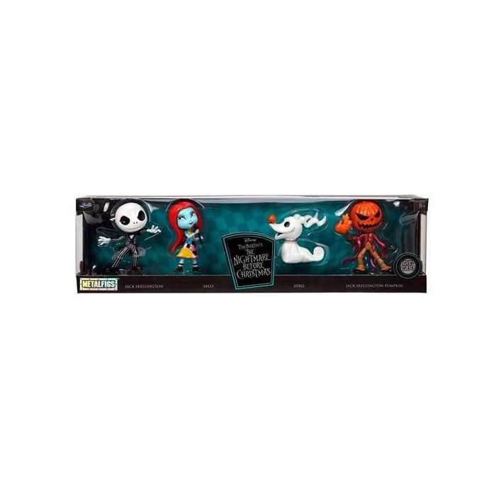 Conjunto de 4 figuras metal pesadilla antes de navidad 7 cm Conjunto de 4 figuras metal pesadilla antes de navidad 7 cm
