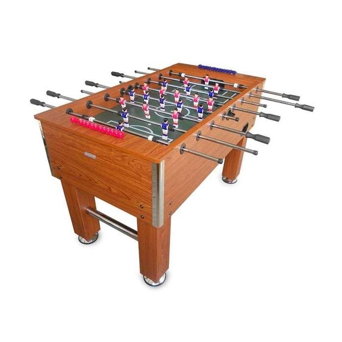 Ociotrends Futbolín Salón Brown 140 x 74 x 88 cm 47kg MDF 1